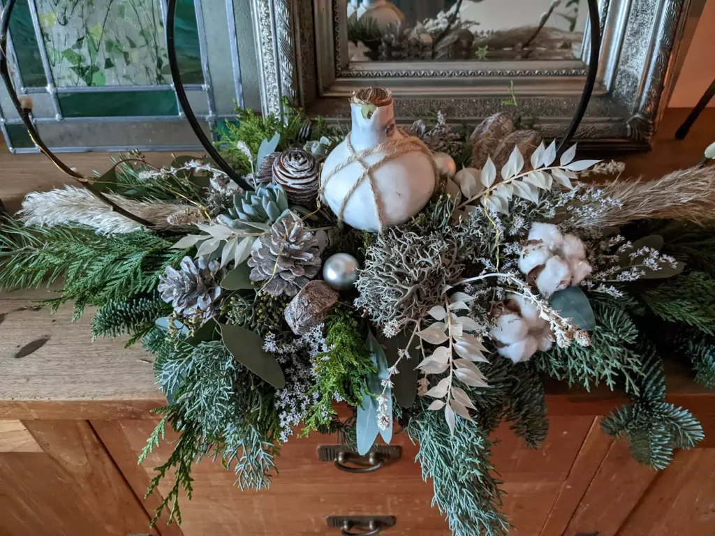 Winterwonderland decemberstuk (DIY)
