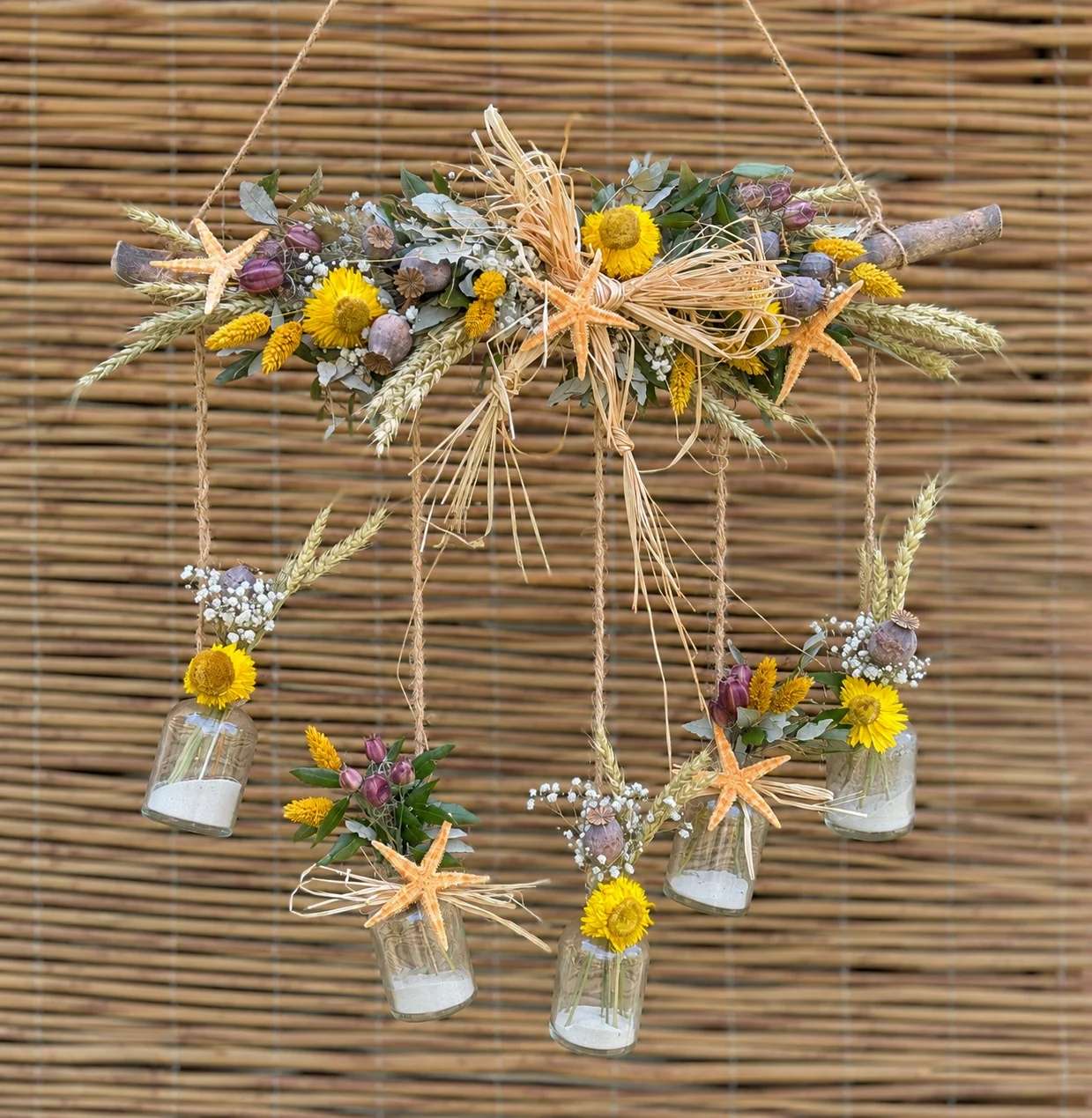 Summer Cottage Bloemenhanger Geel - Afbeelding 1