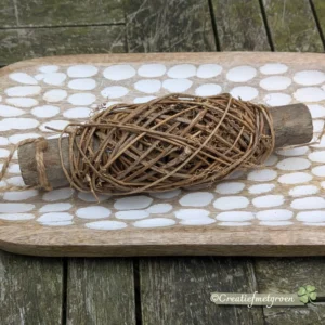 Houten klos met Natuurlijke Ranken - Afbeelding 2