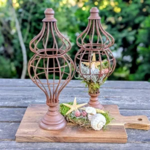 Rustiek Decoratie Ornament Roestbruin - Afbeelding 2